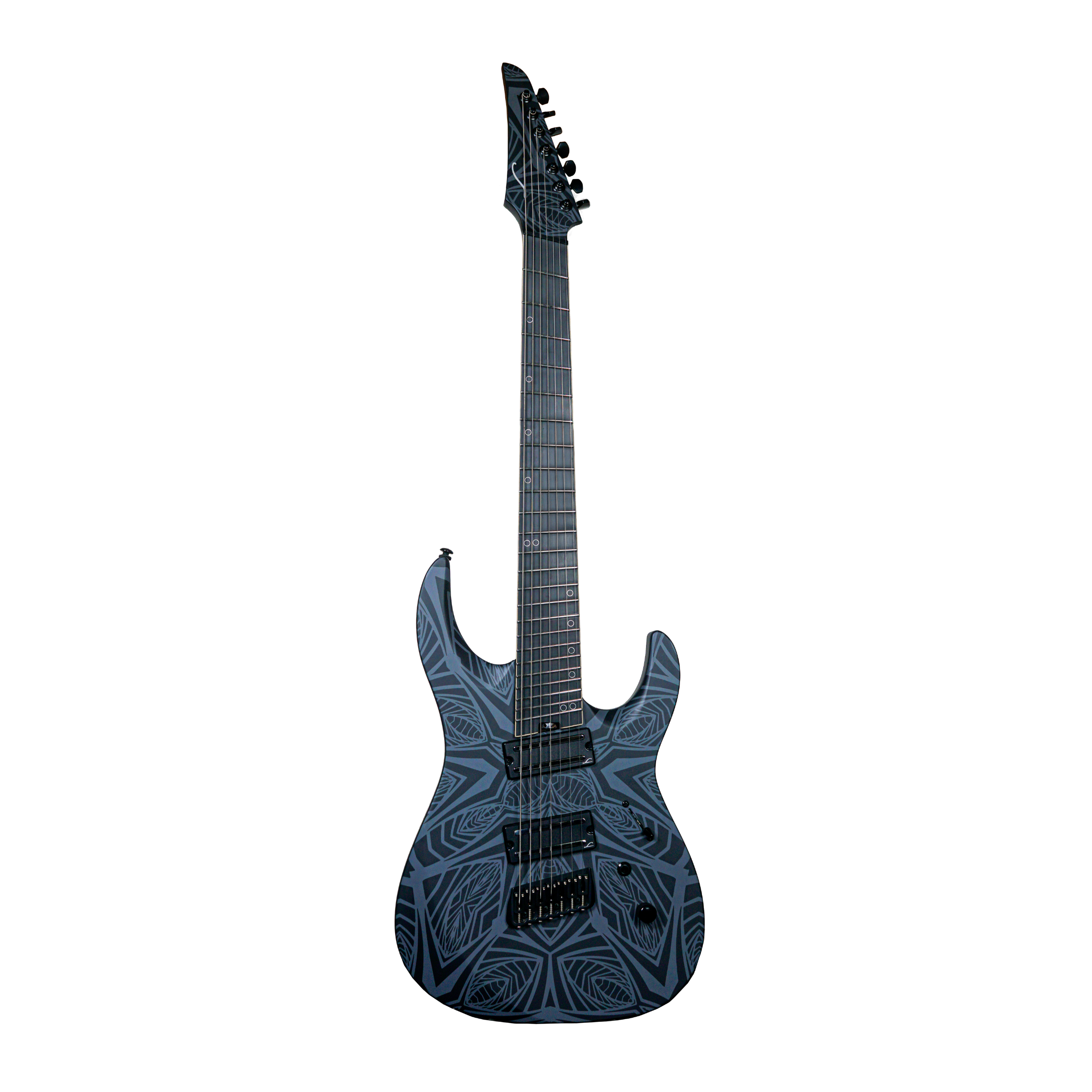Ninja 7-String Multiscale E-Gitarre Ilya Black