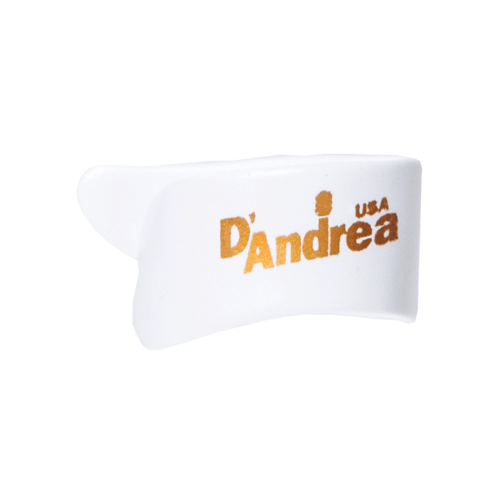 Thumb Picks (R6371 MD WHT), 6 pcs Pick Pack, Medium, White