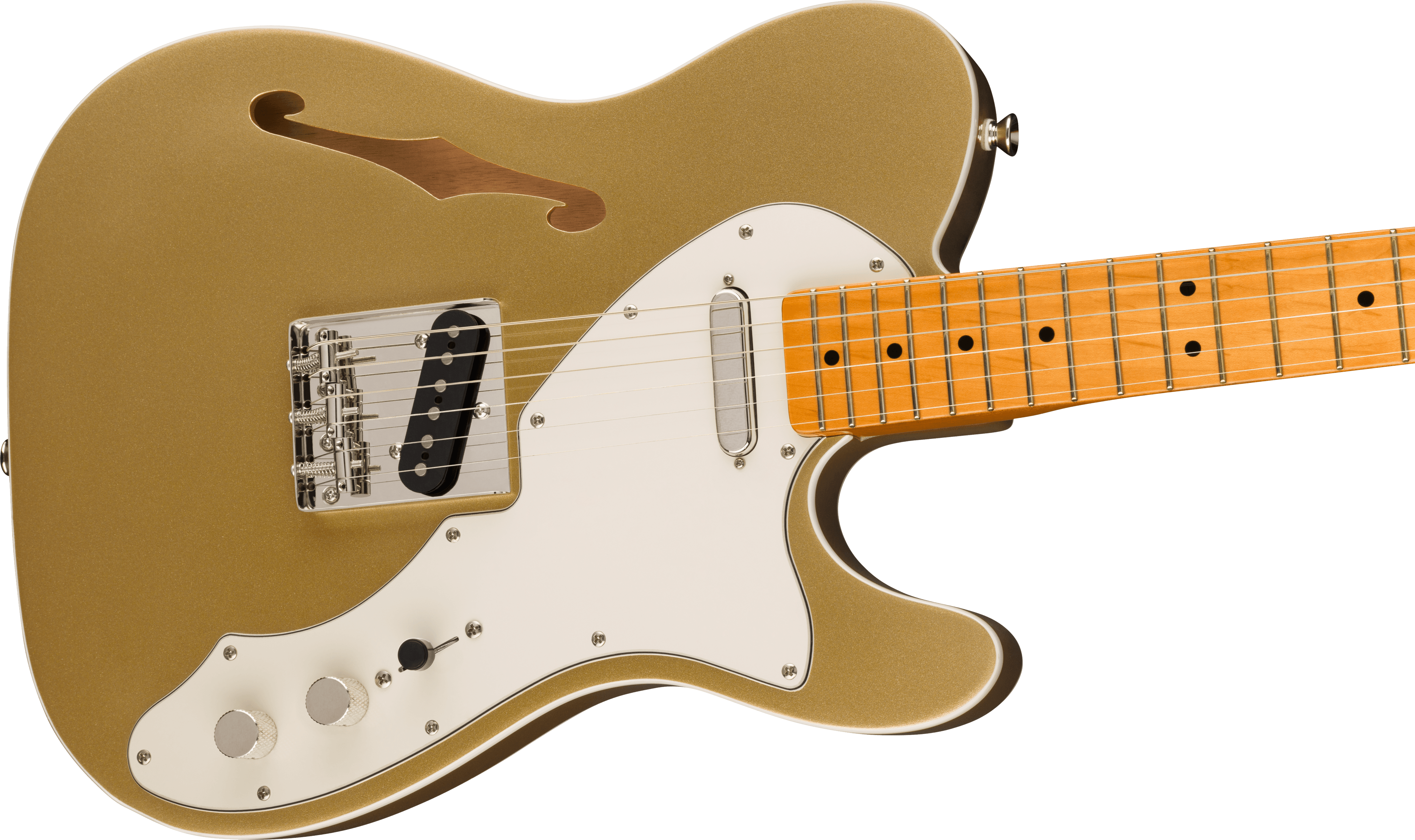 FSR Classic Vibe '60s Telecaster® Thinline, Maple Fingerboard, Parchment Pickguard, Aztec Gold