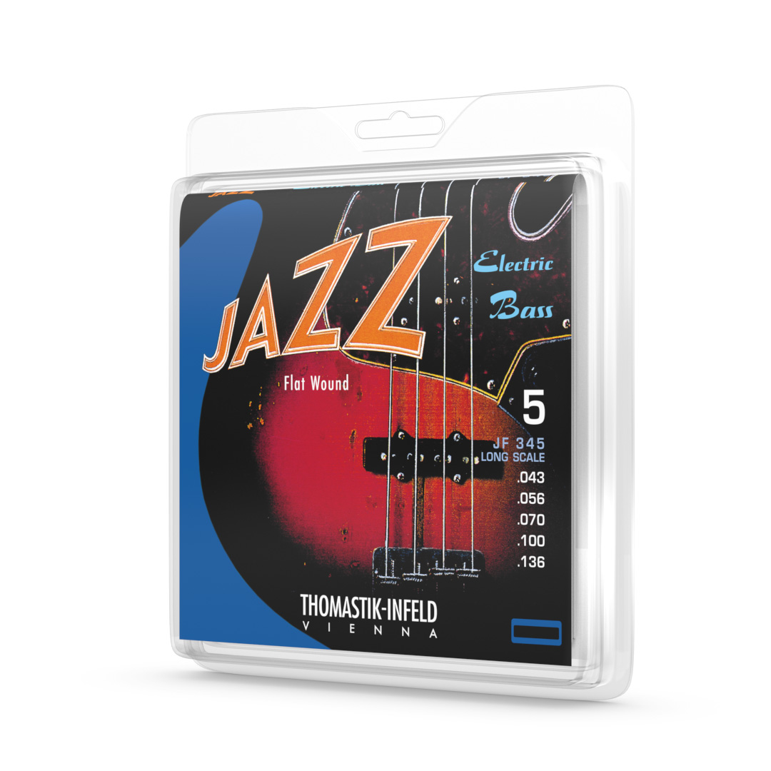 JF345 Jazz Flatwound 5-Saiter E-Bass