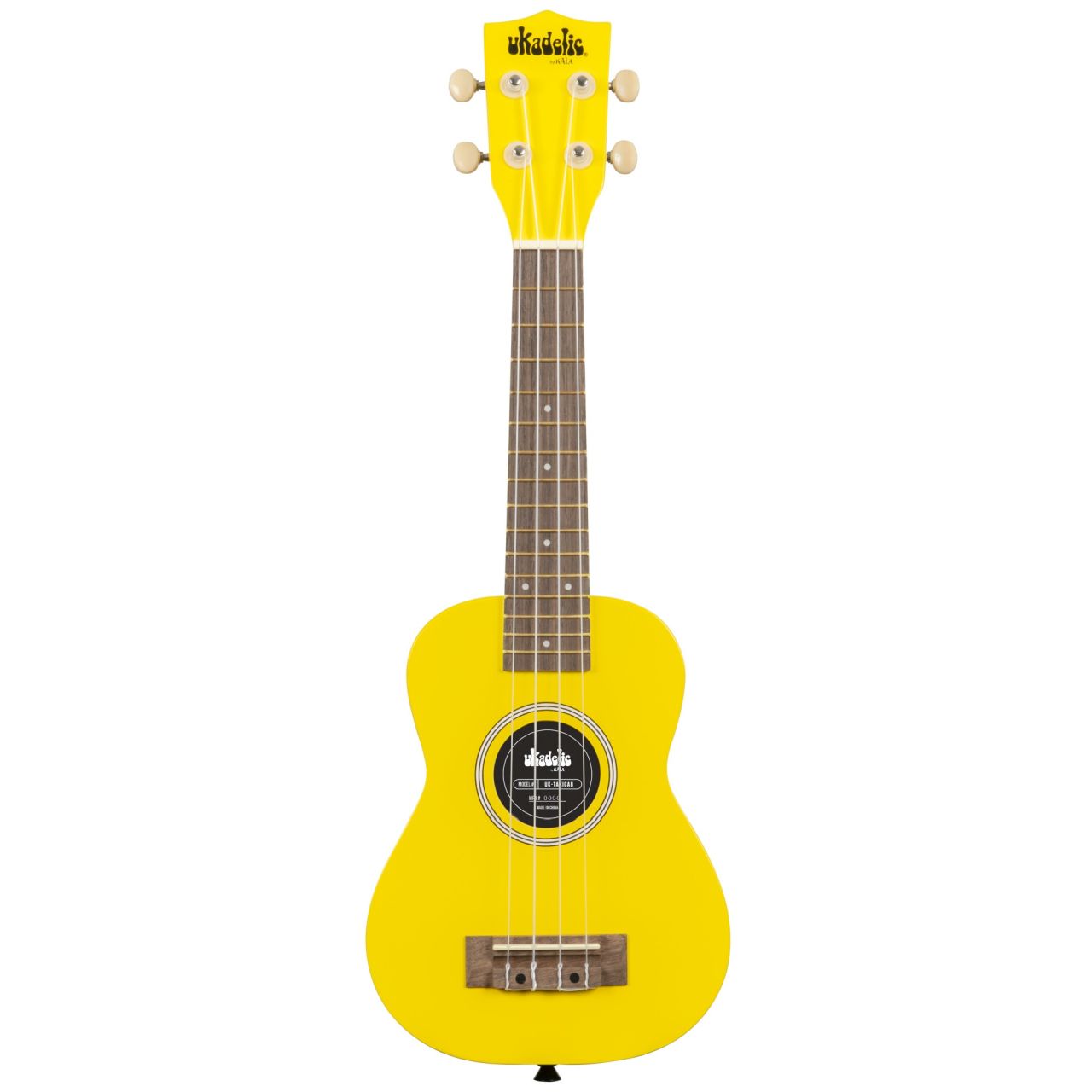 Ukadelic UK-TAXICAB - Taxi Cab Soprano Ukulele, with Tote Bag (B-Stock)
