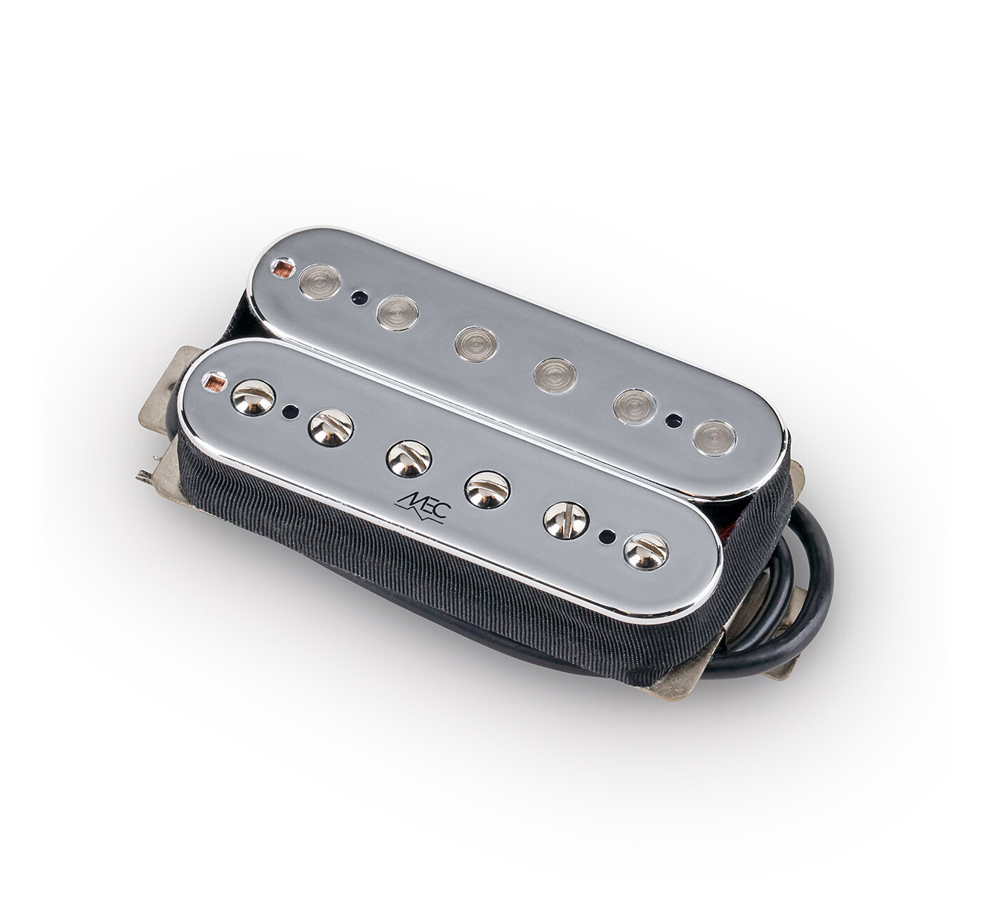 Hot Rod Humbucker Guitar Pickup Open Bobbin Bridge - Chrome