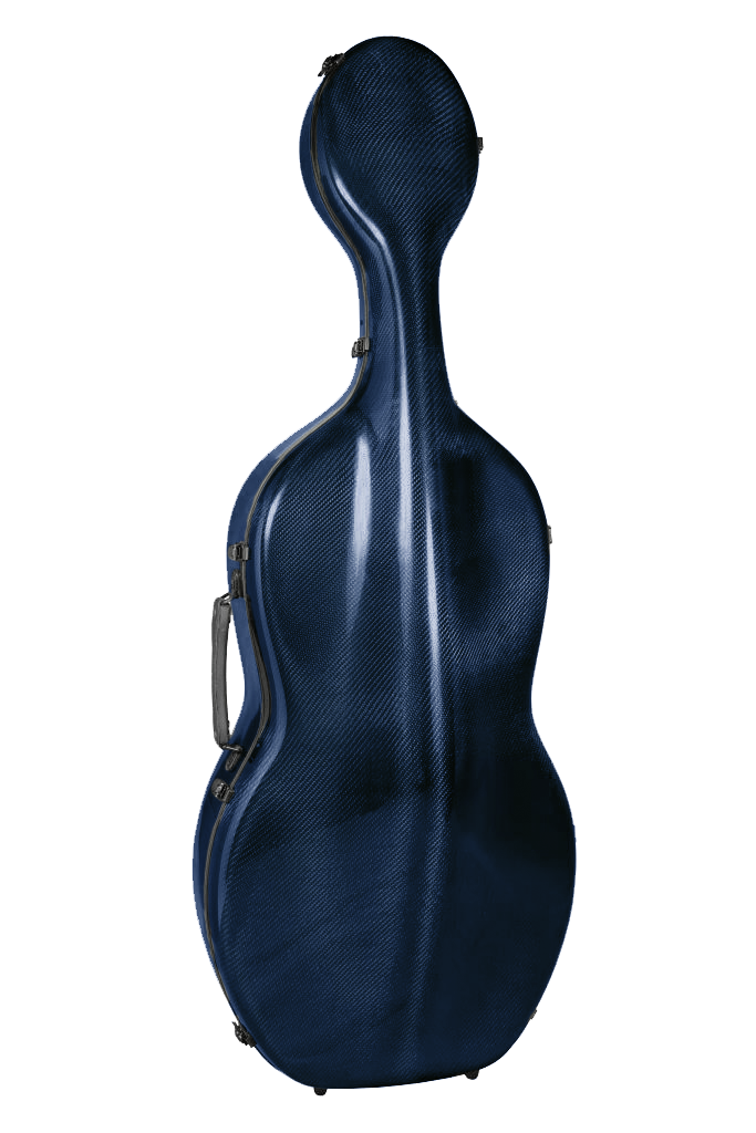 M6 Cello Case Transparent Blue