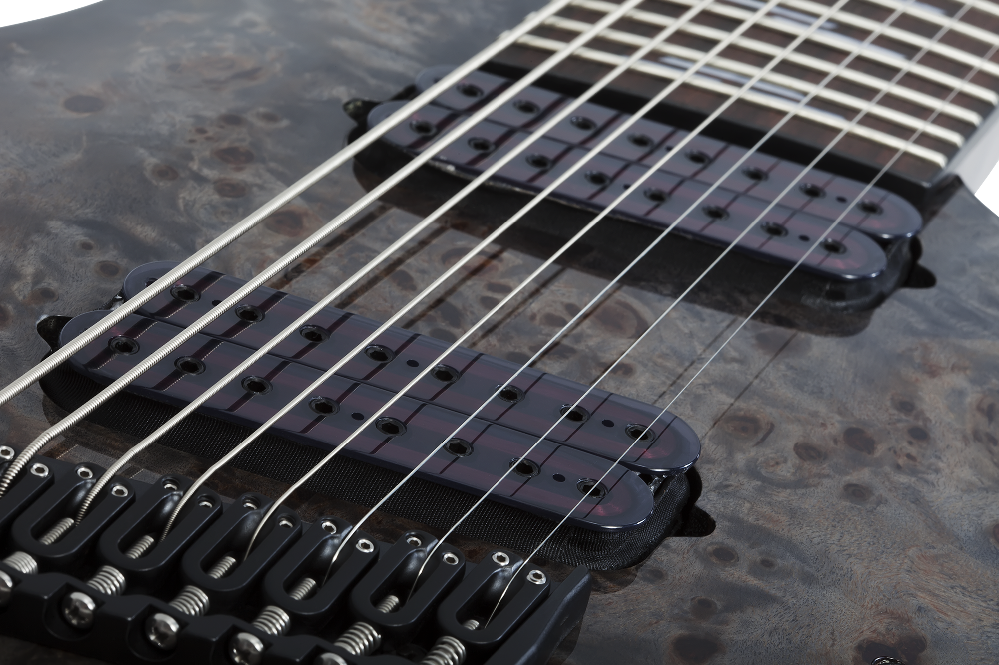Omen Elite 8 MultiScale Charcoal E-Gitarre