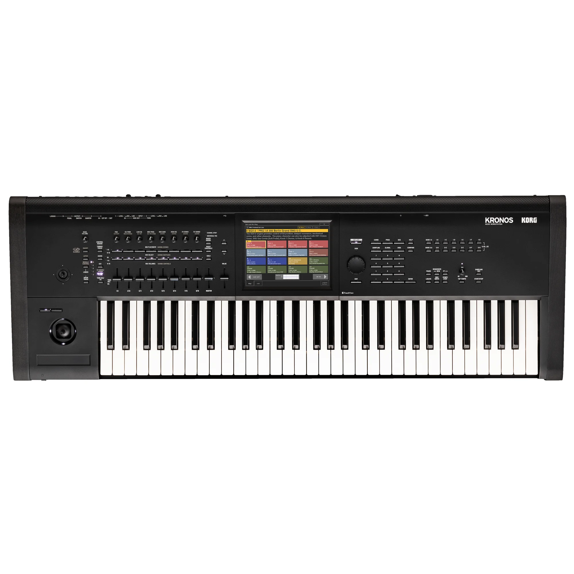 Korg Kronos 61 2025 Workstation Vorderansicht