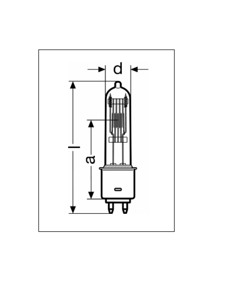 64716, HX600, GKV, 230V/240V, 600W, Sockel G9.5, 300h