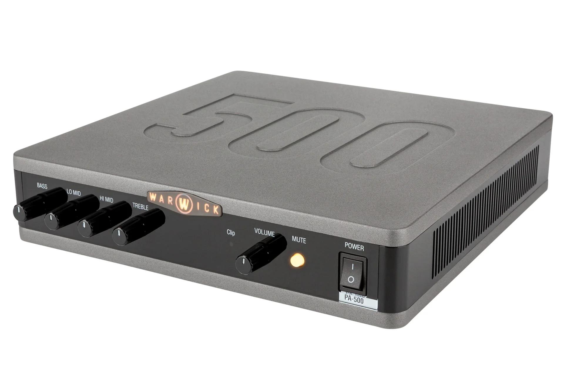 Stage Series PA 500 Bass Power Amp Head with 4-Band Equalizer, 500 Watt
