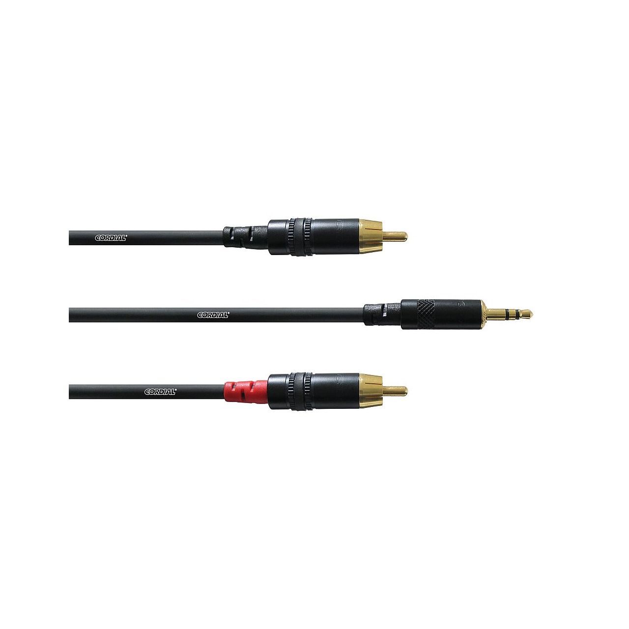 CFY 1,5 WCC Adapterkabel 1,5 m Klinke 3,5 mm stereo/2 x Cinch