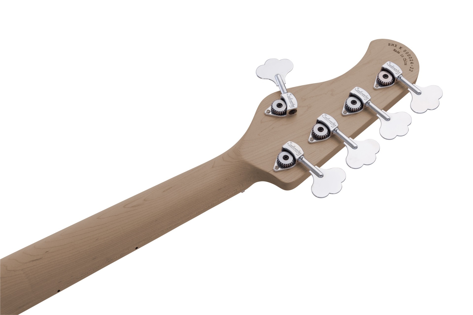 MetroExpress 21-Fret Hybrid P/J Bass, Roasted Maple Fingerboard, 5-String - Solid Olympic White High