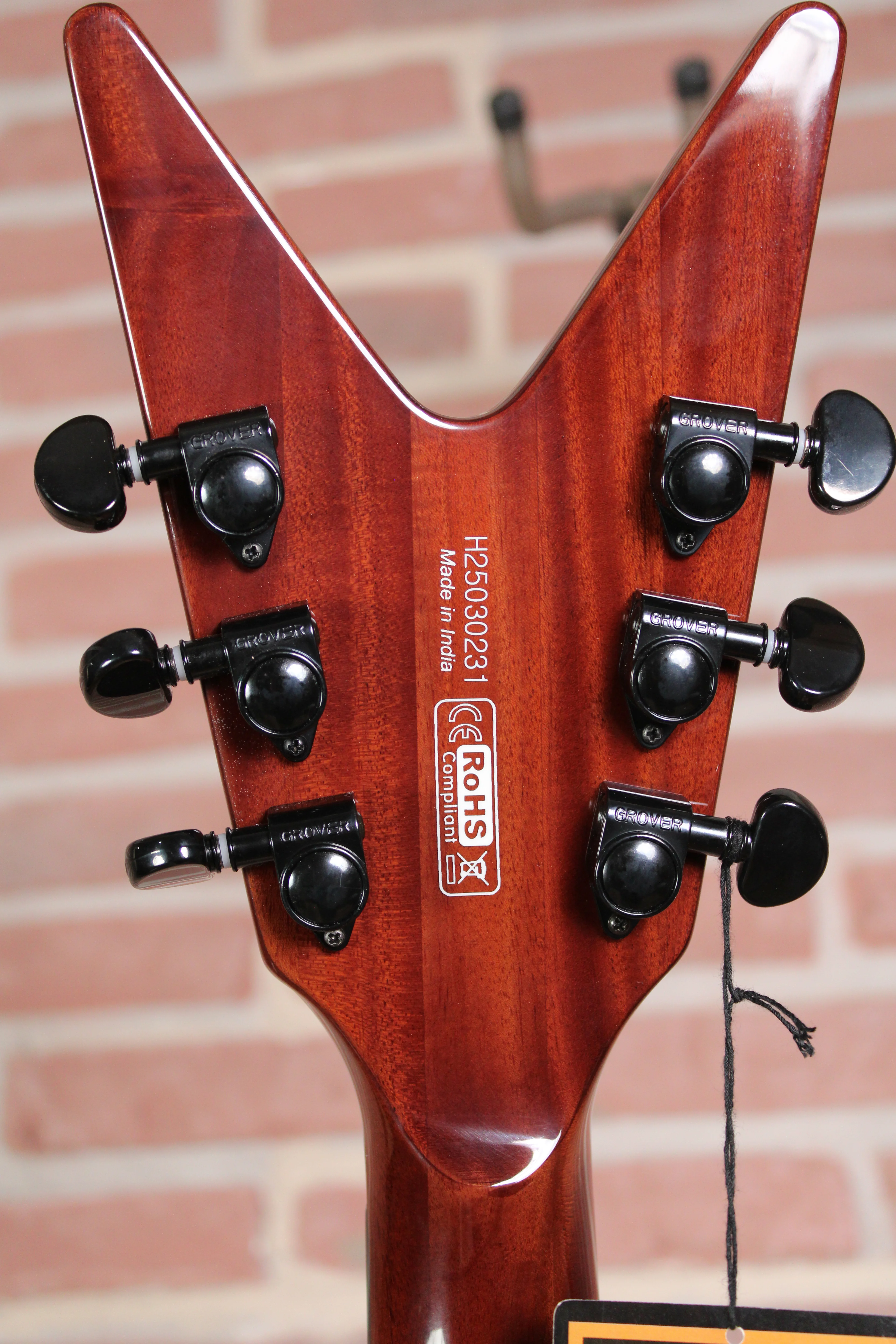 ML 79 Floyd Flame Top Duncans Slime - Rückseite der Kopfplatte