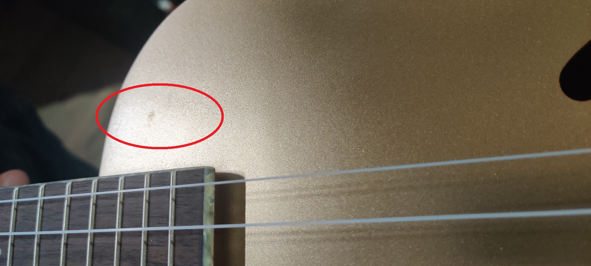 KA-JTE-KZGD - Kalamazoo Gold Archtop Tenor Ukulele, with EQ & Case (UC-T)  "B-Stock"