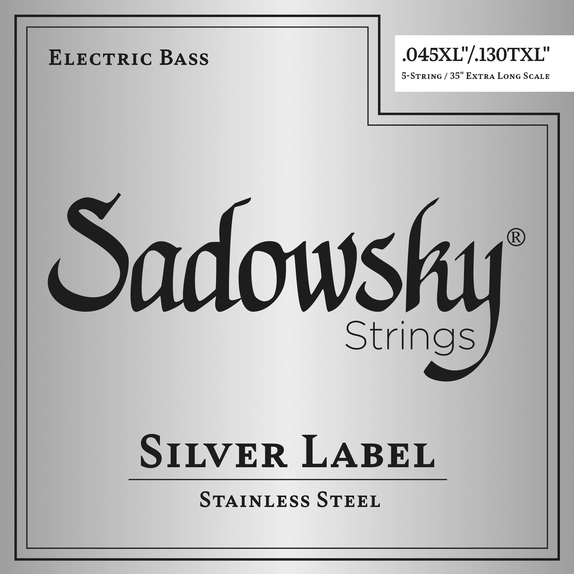 Silver Label Bass String TW SS 5 045-130