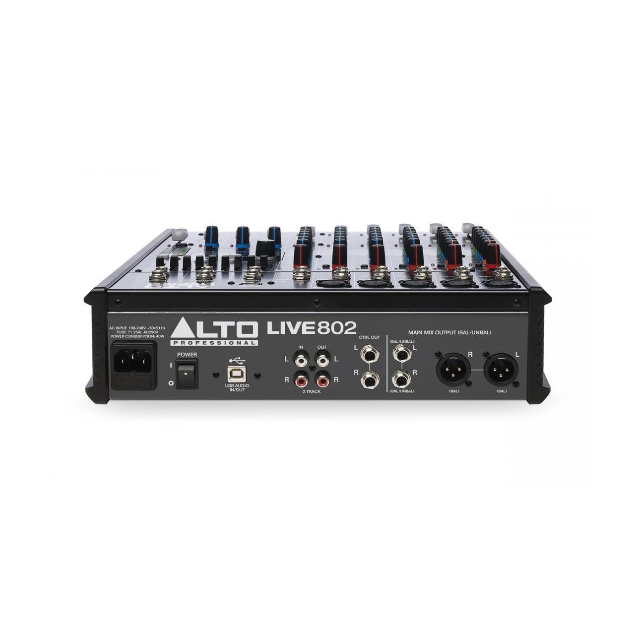 Alto Live 802 - Professioneller 8-Kanal / 2-Bus Mixer