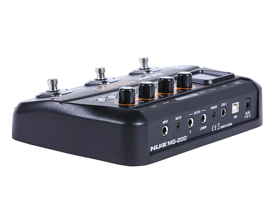 MG-200 Multi-Effects Amp-Modeling Pedal with Loop-Station and Drum Machine