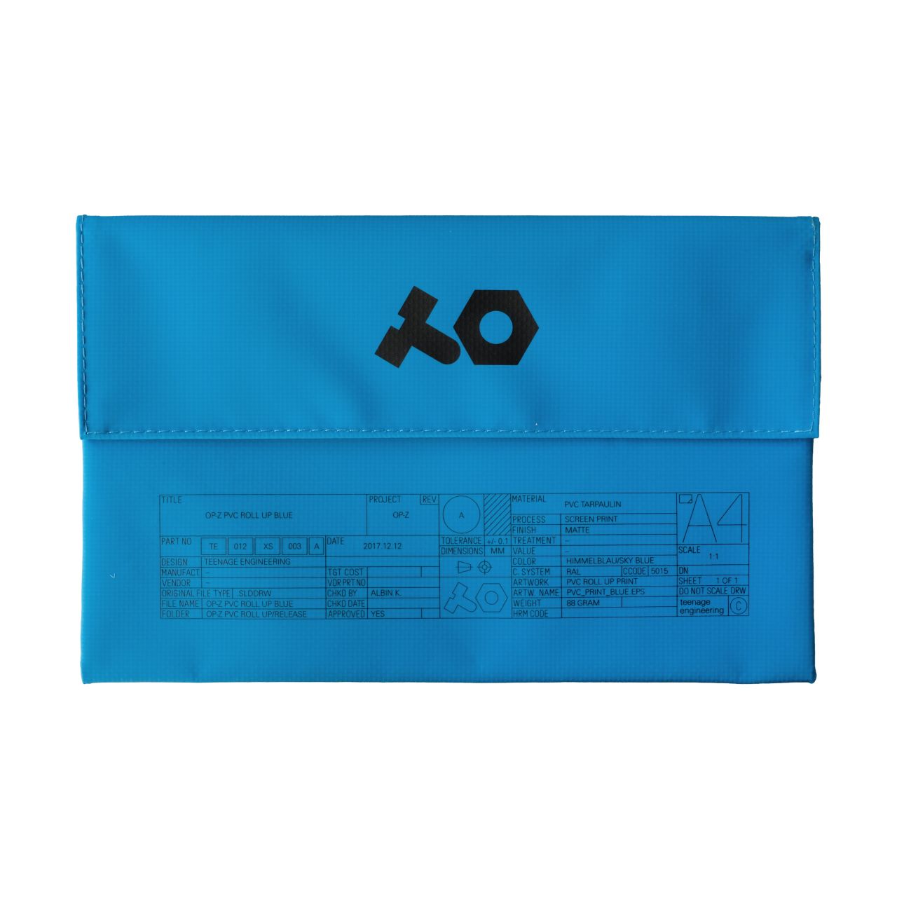 OP-Z PVC Roll Up Bag Blue  