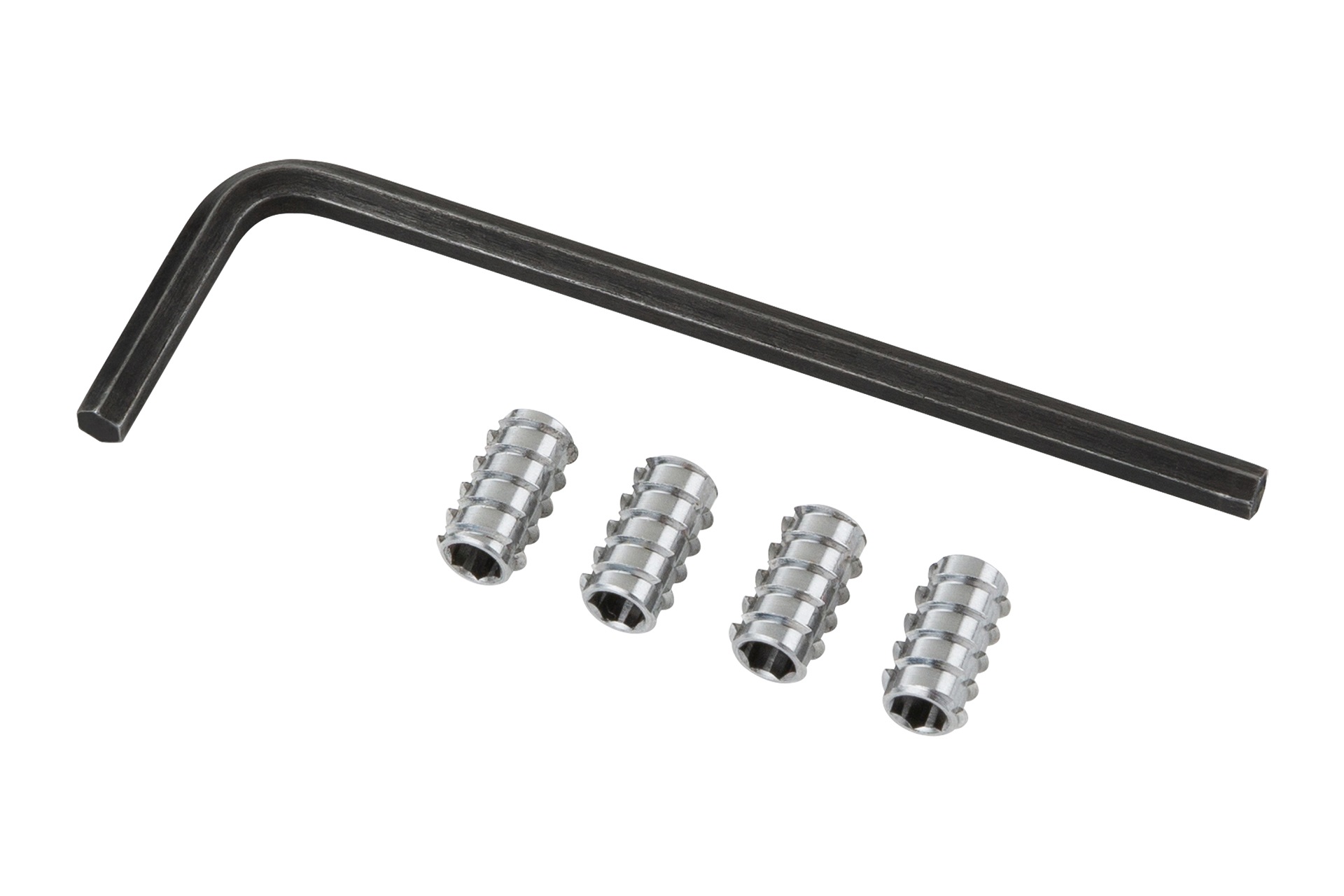 Self-tapping Threaded PU Mounting Insert, M 2,5 mm x 4,5 mm, 4 pcs.