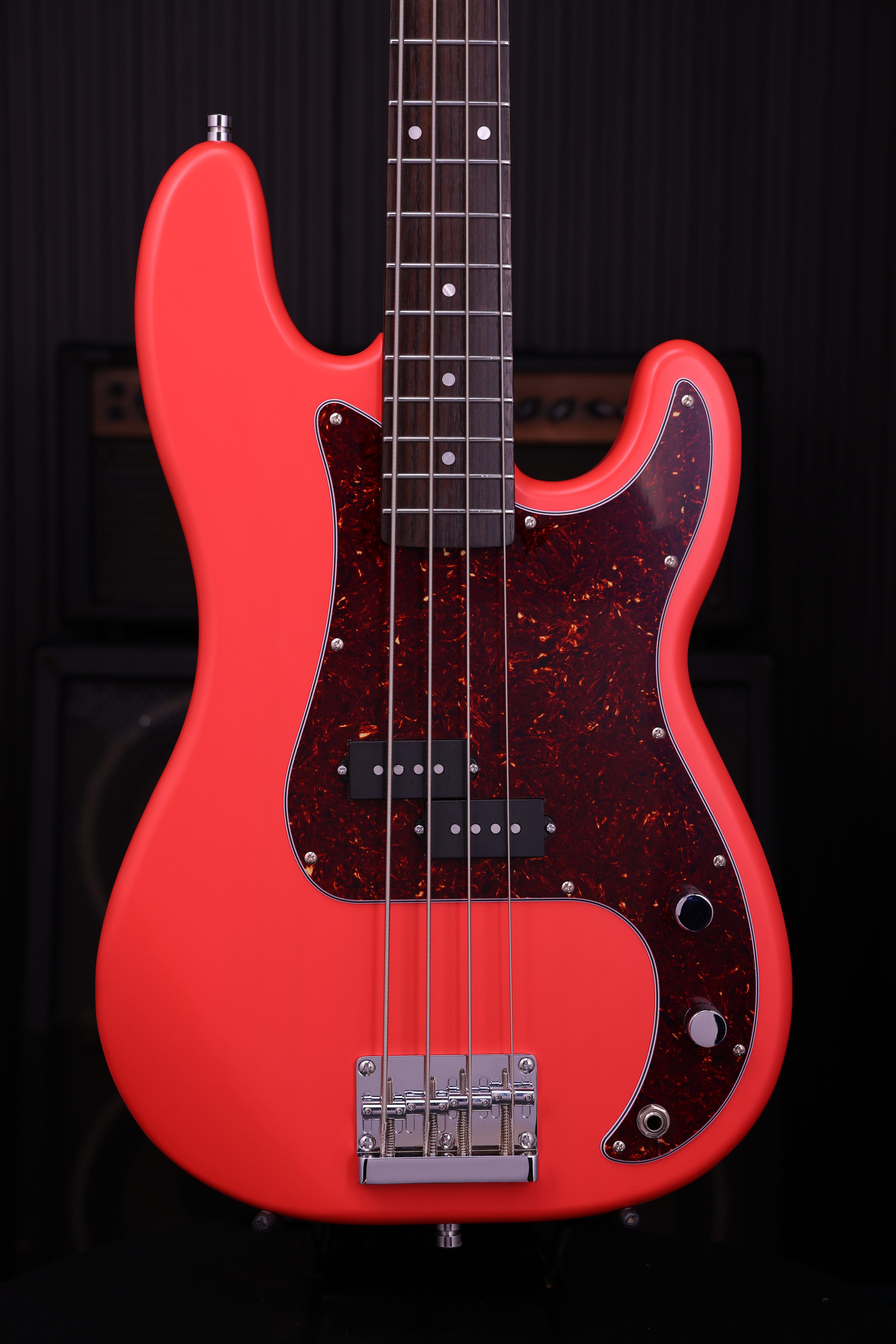 PPB-3 Fiesta Red P-Style E-Bass