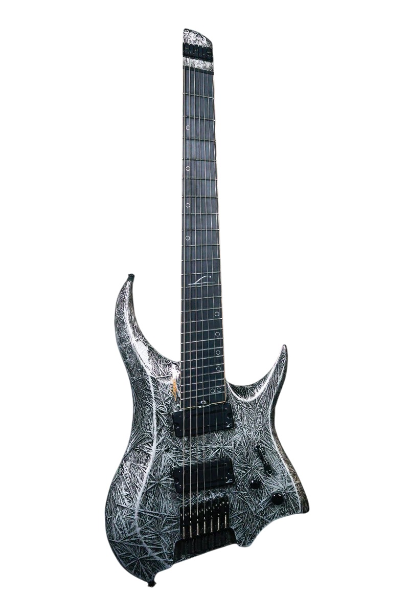 Revenant 7-String Multiscale Headless E-Gitarre Gloss Black Ice