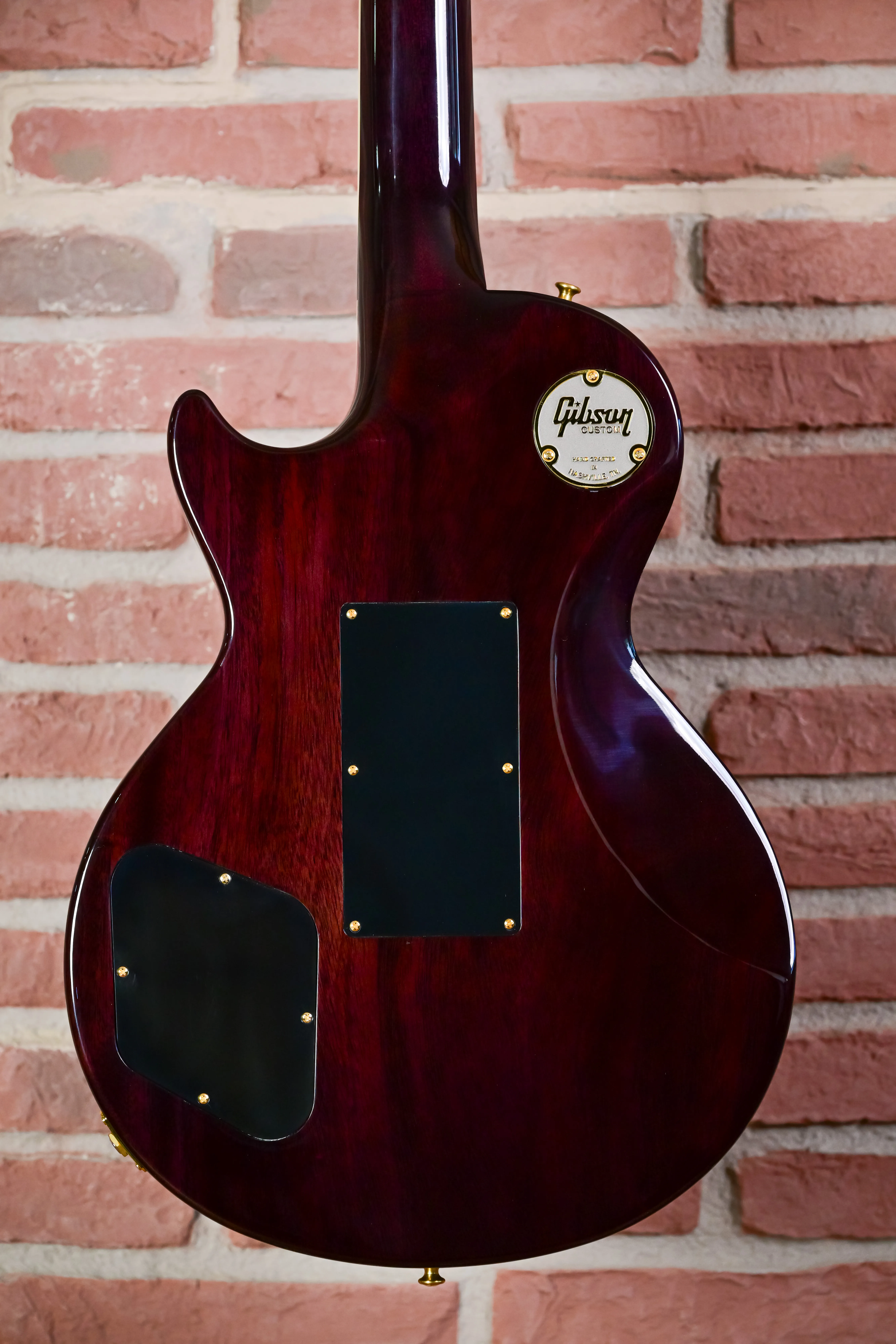 Custom Les Paul Axcess Standard Tri Berry Burst Floyd Rose Gold Hardware