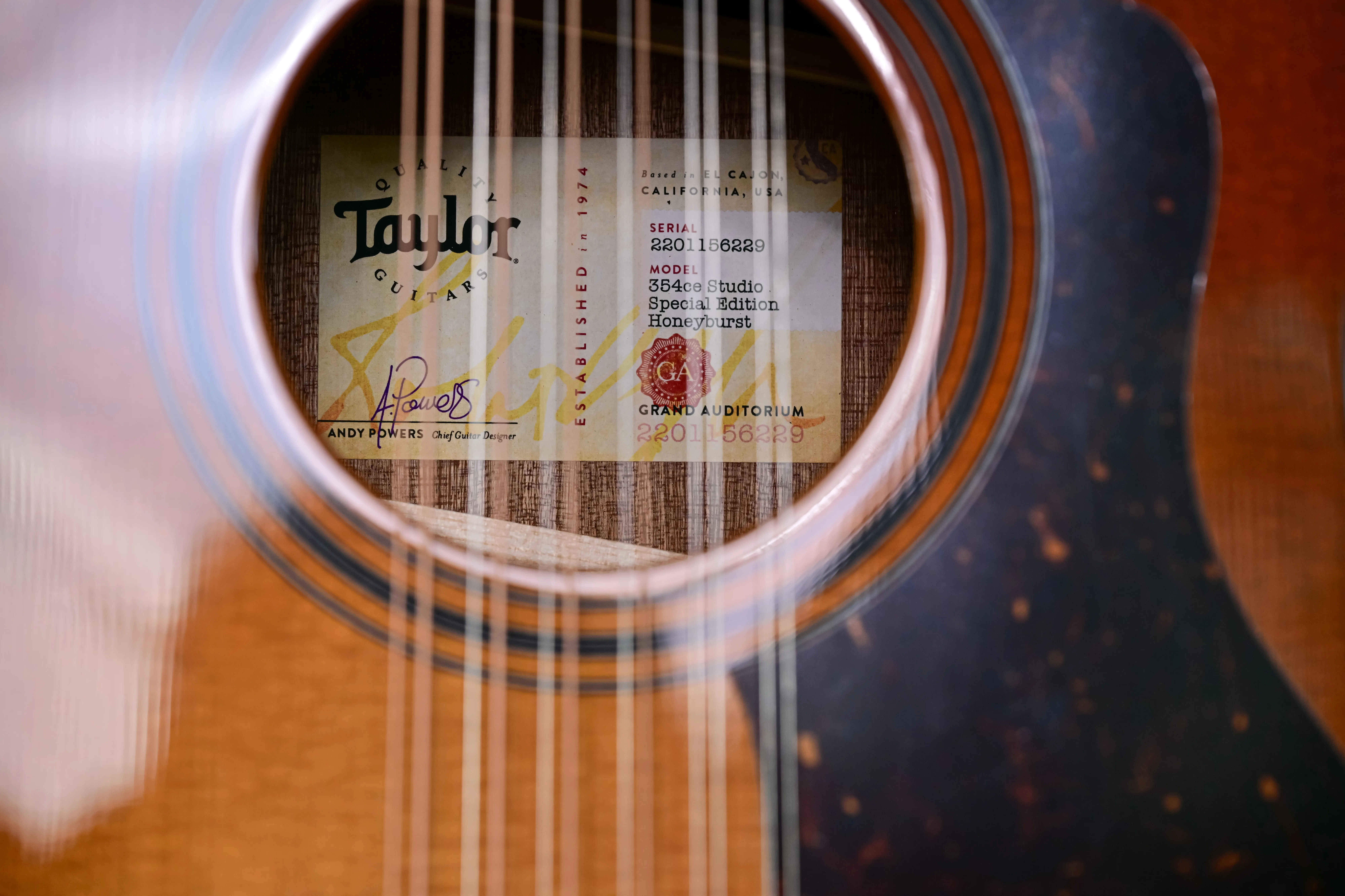 354ce Studio Special Edition Honeyburst