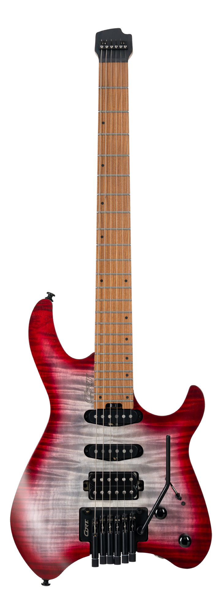 Space G6TR Semi Gloss Lava Headless E-Gitarre