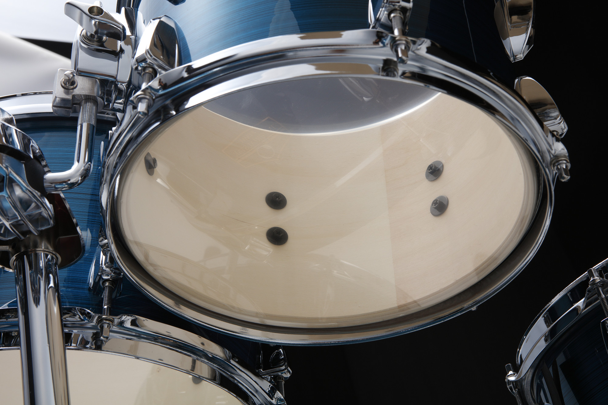 IP50H6W Imperialstar Drum Set 5 teilig - Hairline Blue + Hardware