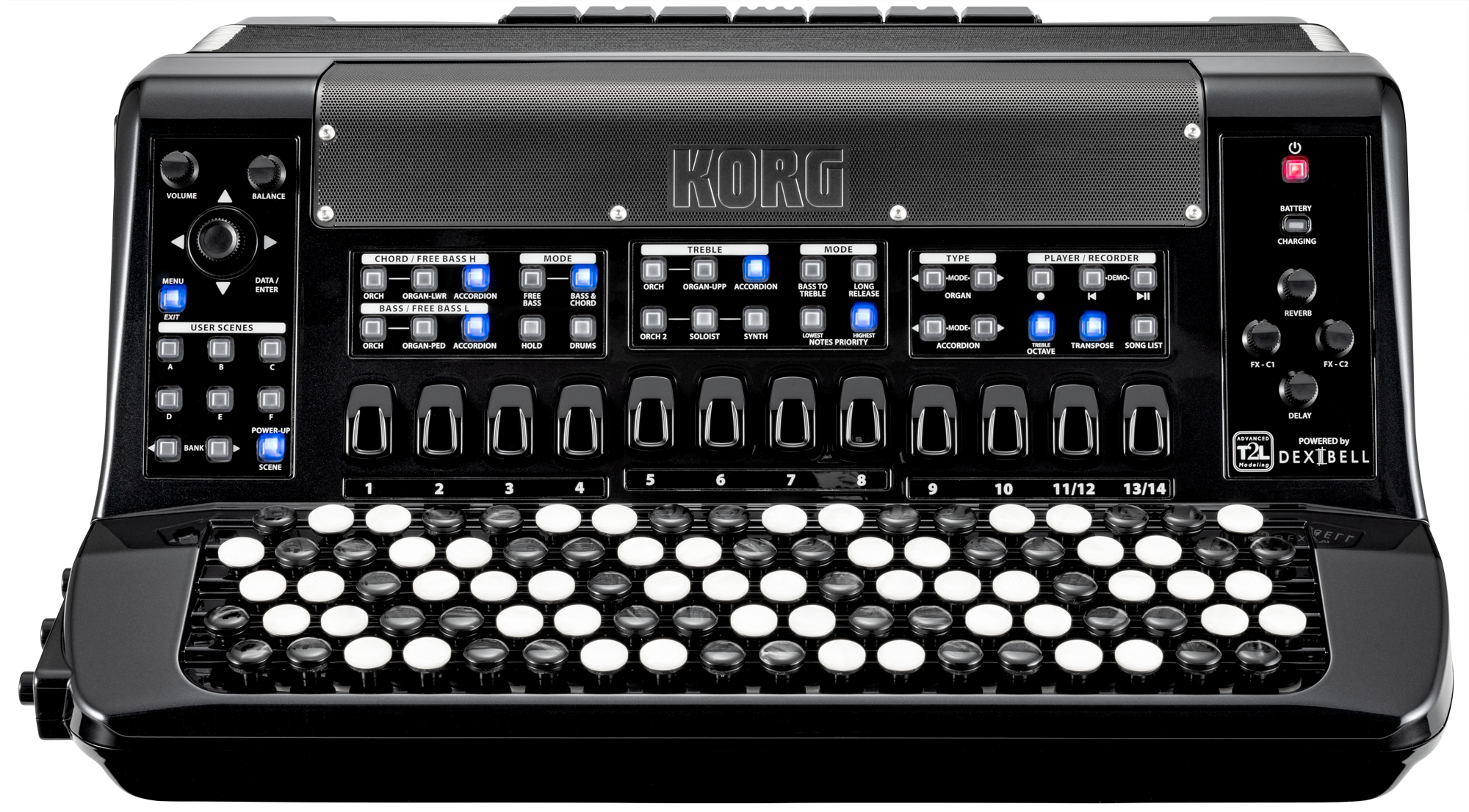 Fisa Suprema C Kompakt-Model - Elektronisches Akkordeon 