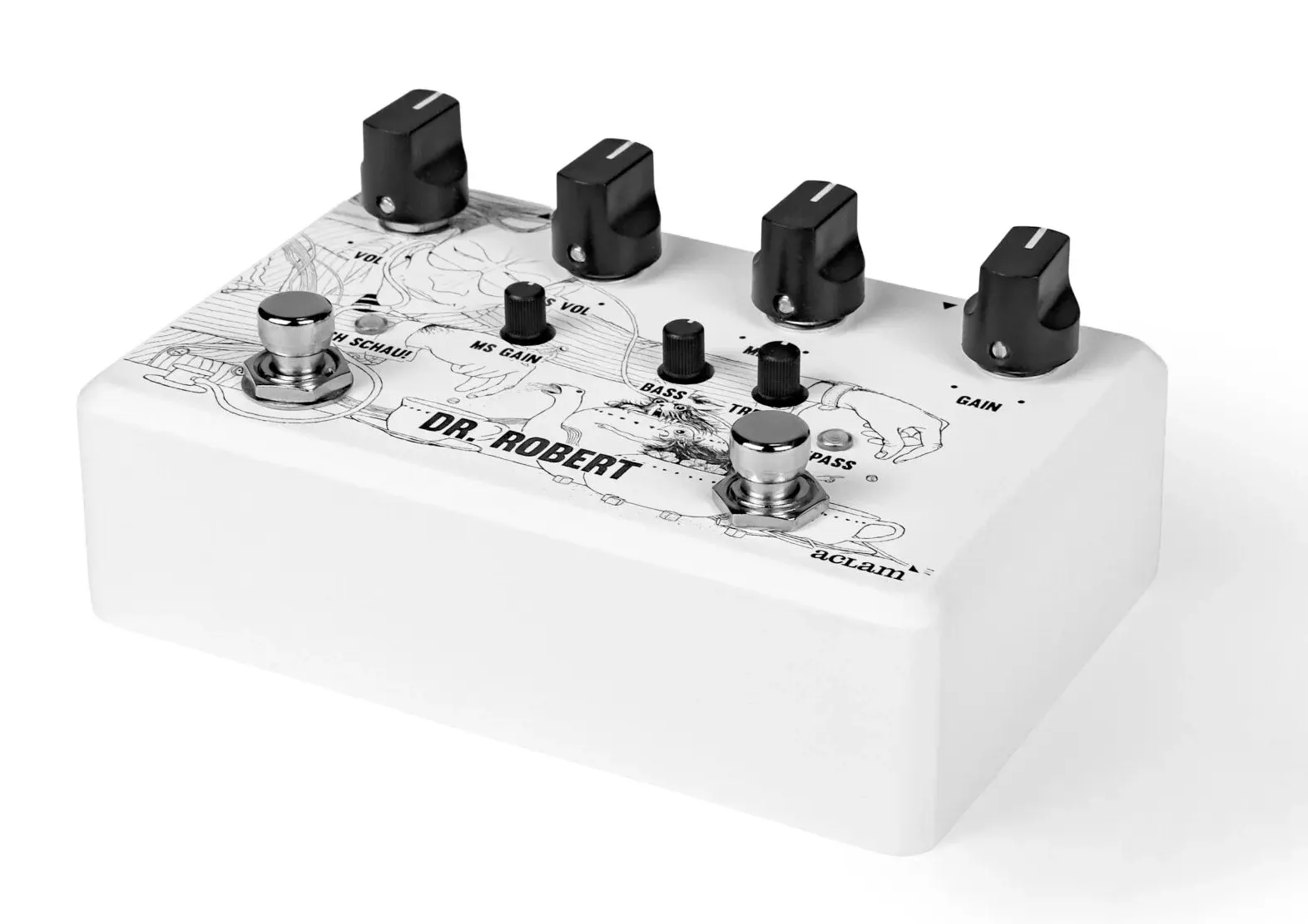 Aclam Guitars Dr Robert V3 - Dreiviertelansicht: ¾ Perspektive