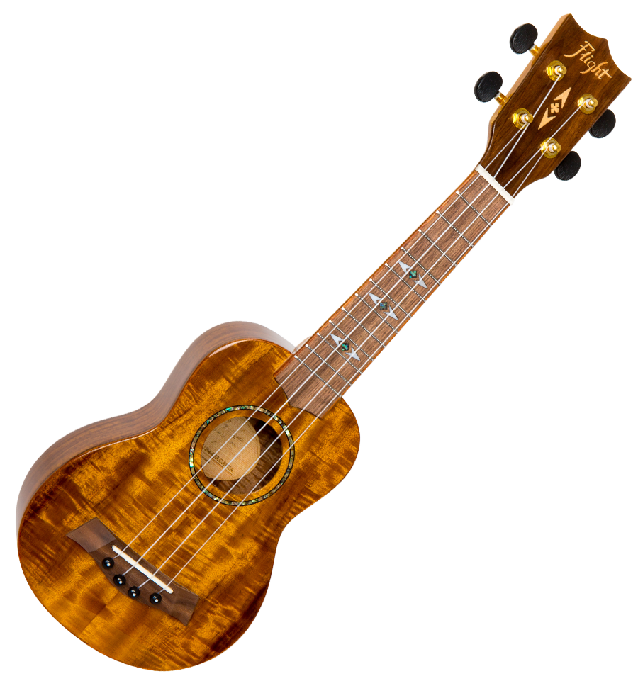 DUS445 Glossy Acacia Soprano Ukulele