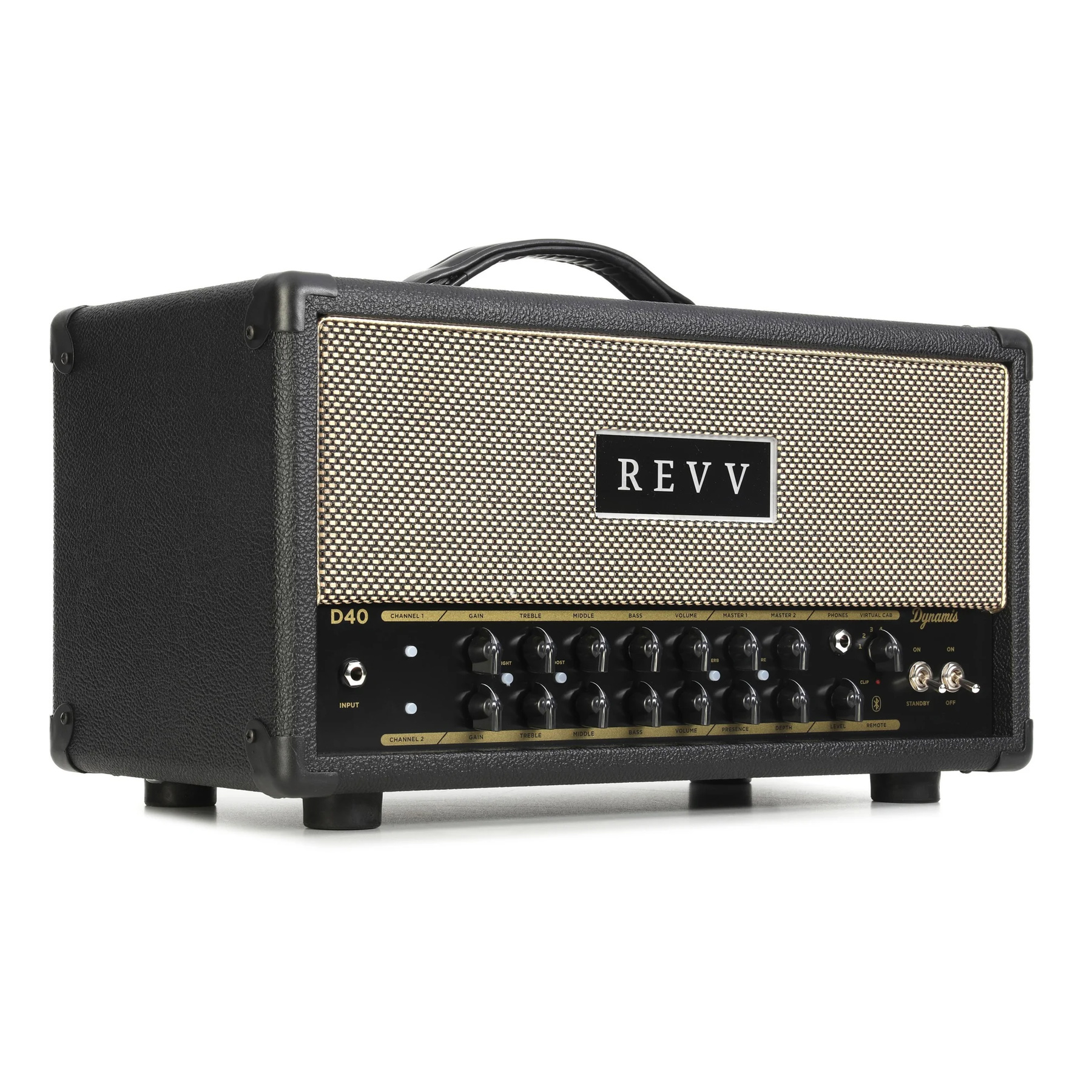 D40 Tube Head Amp 10/40-Watt Black