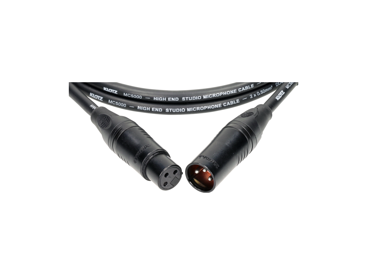M-5 Mikrofonkabel XLR Ganzmetall 3m