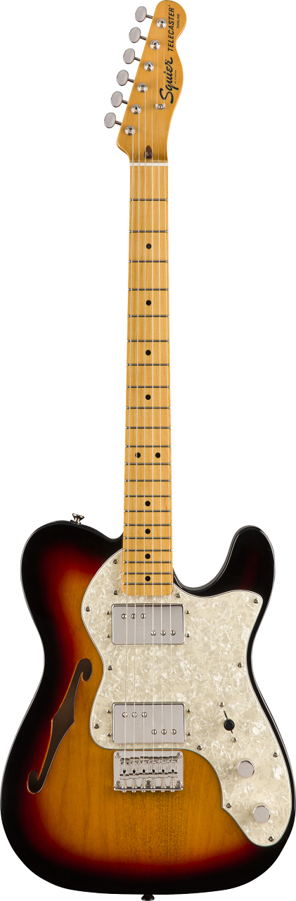 Classic Vibe '70s Telecaster® Thinline - 3-Color Sunburst 