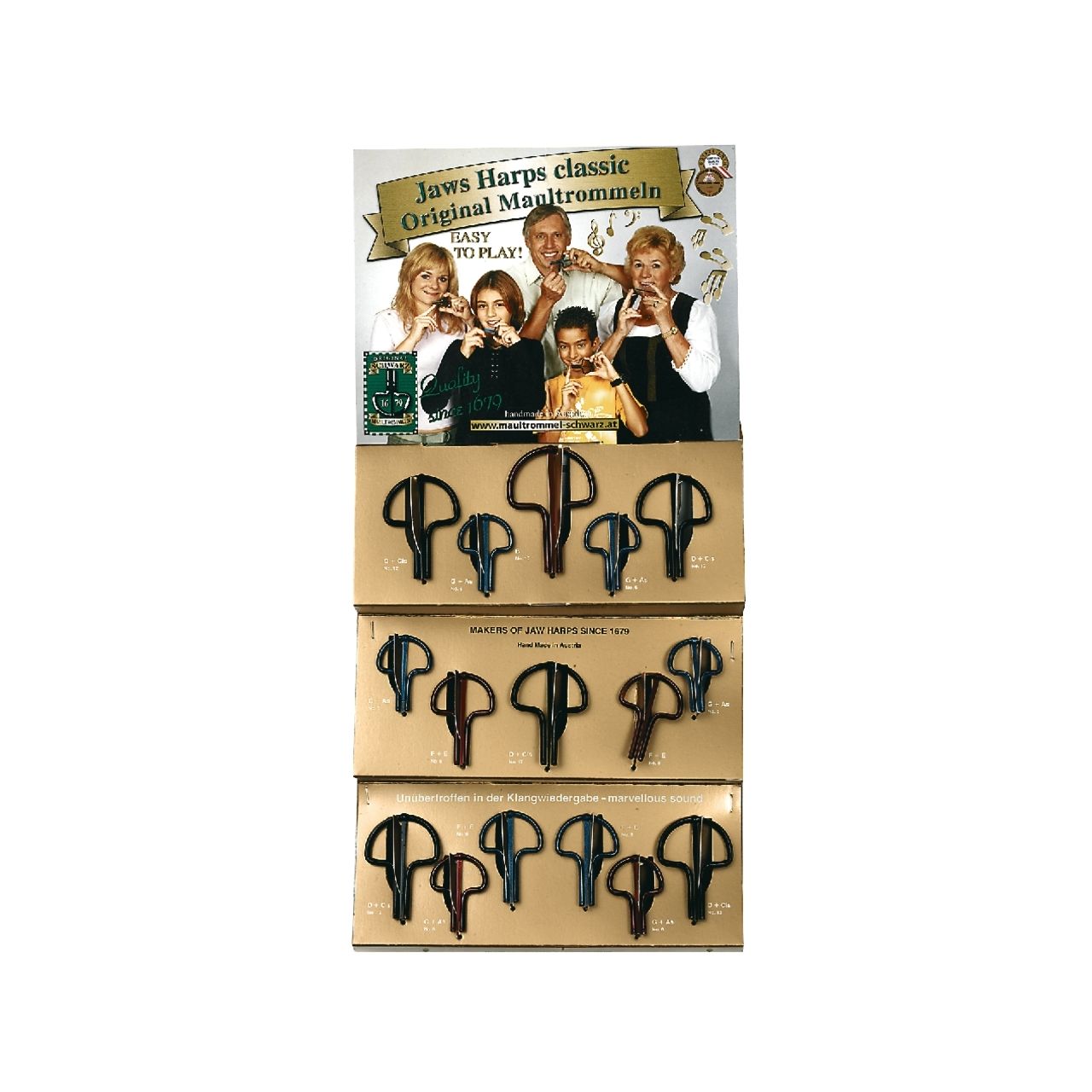 Maultrommel - verschiedene Modelle