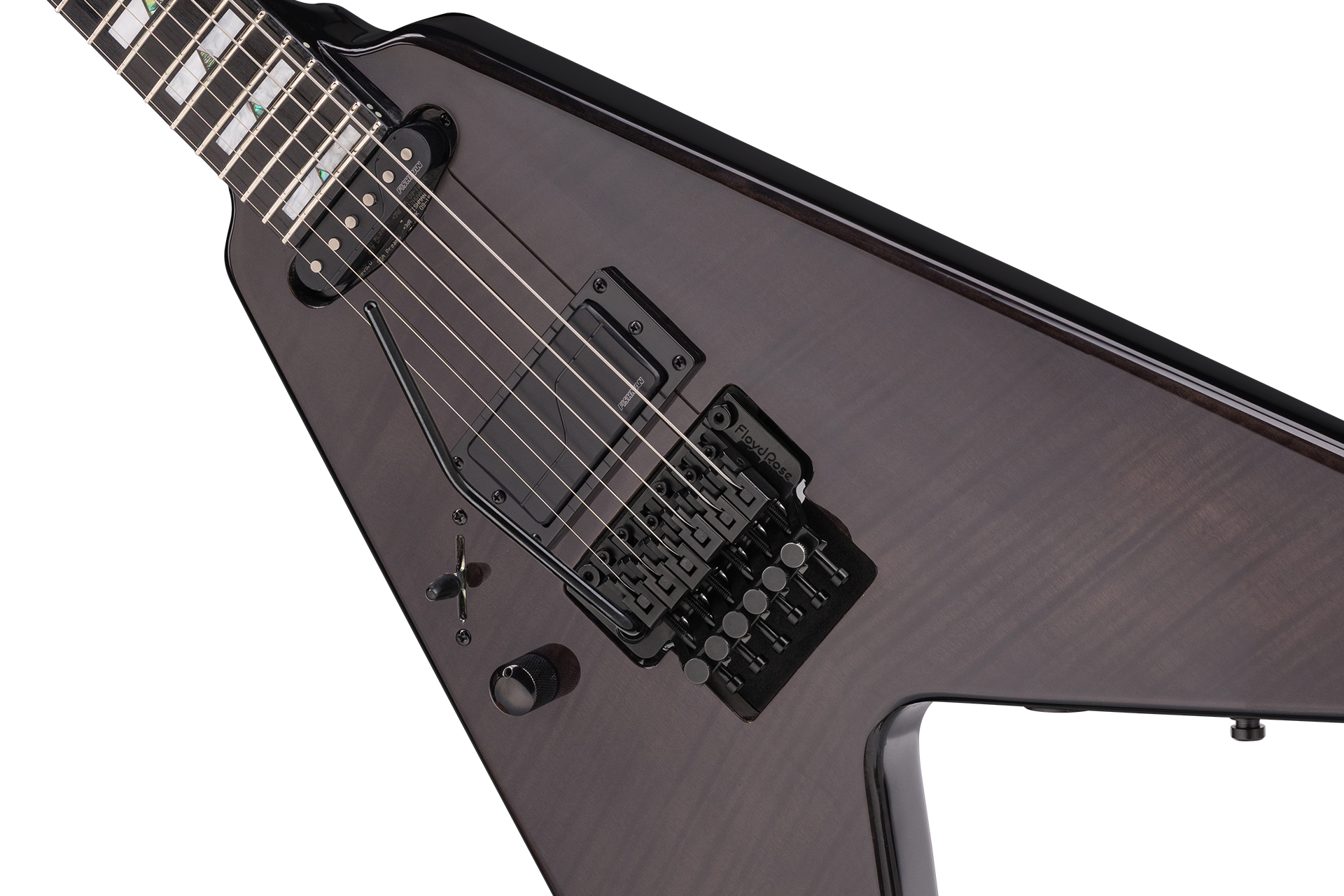 Artist Line Breaker WH-1 - Nirvana Black Transparent High Polish E-Gitarre