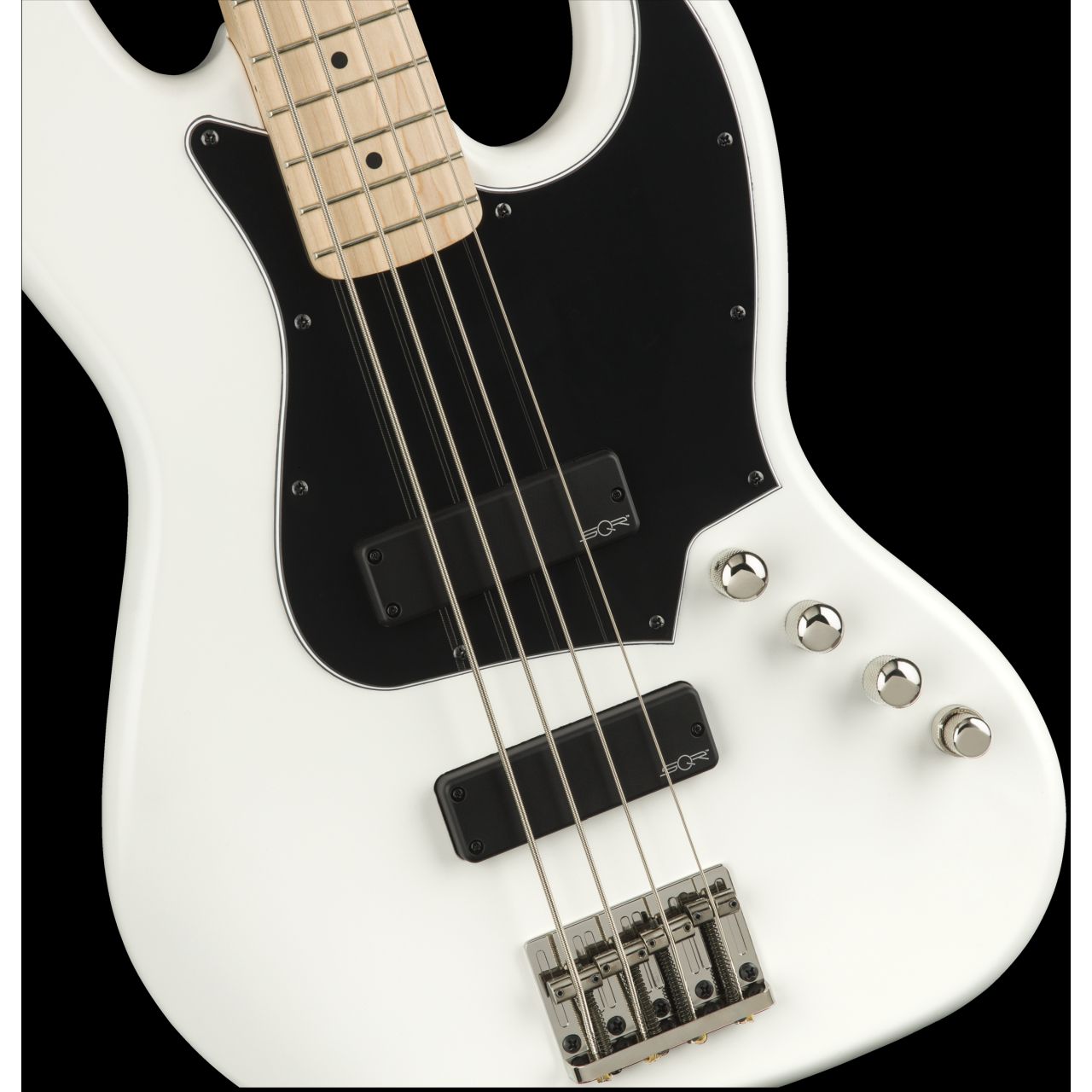 Contemporary Active Jazz Bass® HH, Maple Fingerboard, Flat White