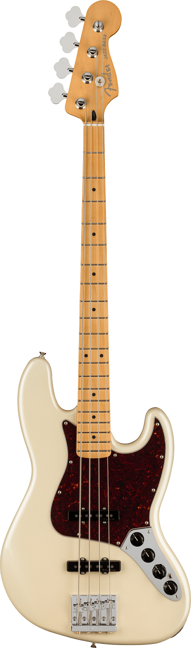 Player Plus Jazz Bass®, Maple Fingerboard, Olympic Pearl