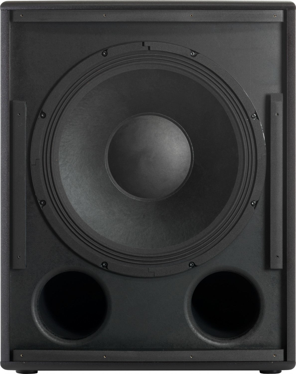 1037082_2 JBL IRX-115S Detailansicht – verstärkte Front-Abdeckung und Honeycomb-Muster im MDF-Gehäuse