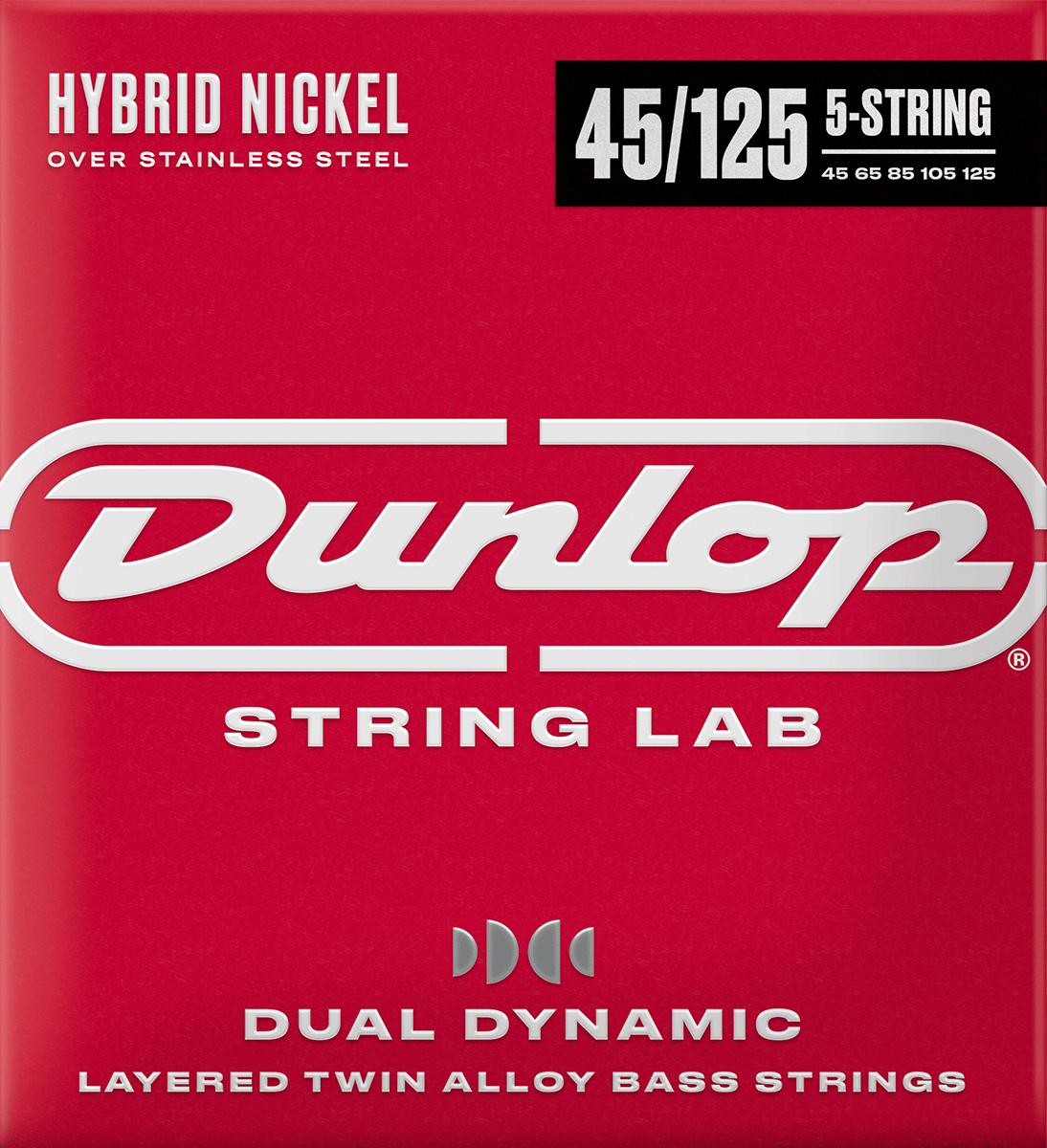 Dual Dynamic Hybrid Nickel Bass 5-String 45-125