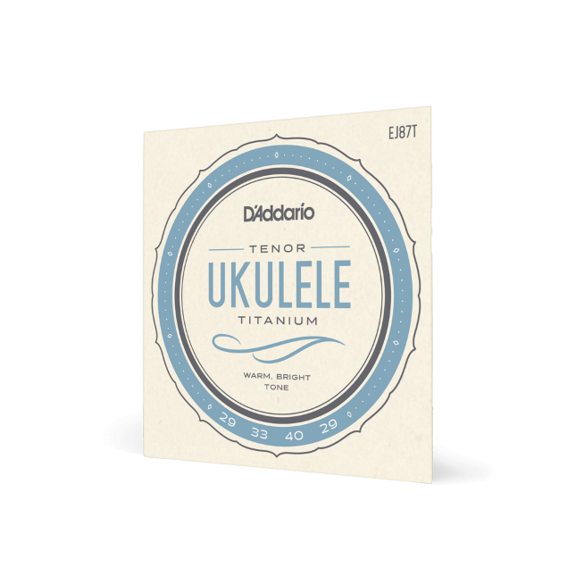 EJ87T Titanium Ukulele Strings, Tenor