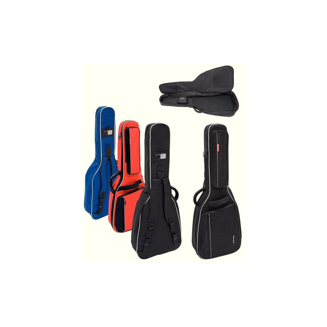 3/4 Gitarre Gigbag IP-G Serie 6er Pack gemischt