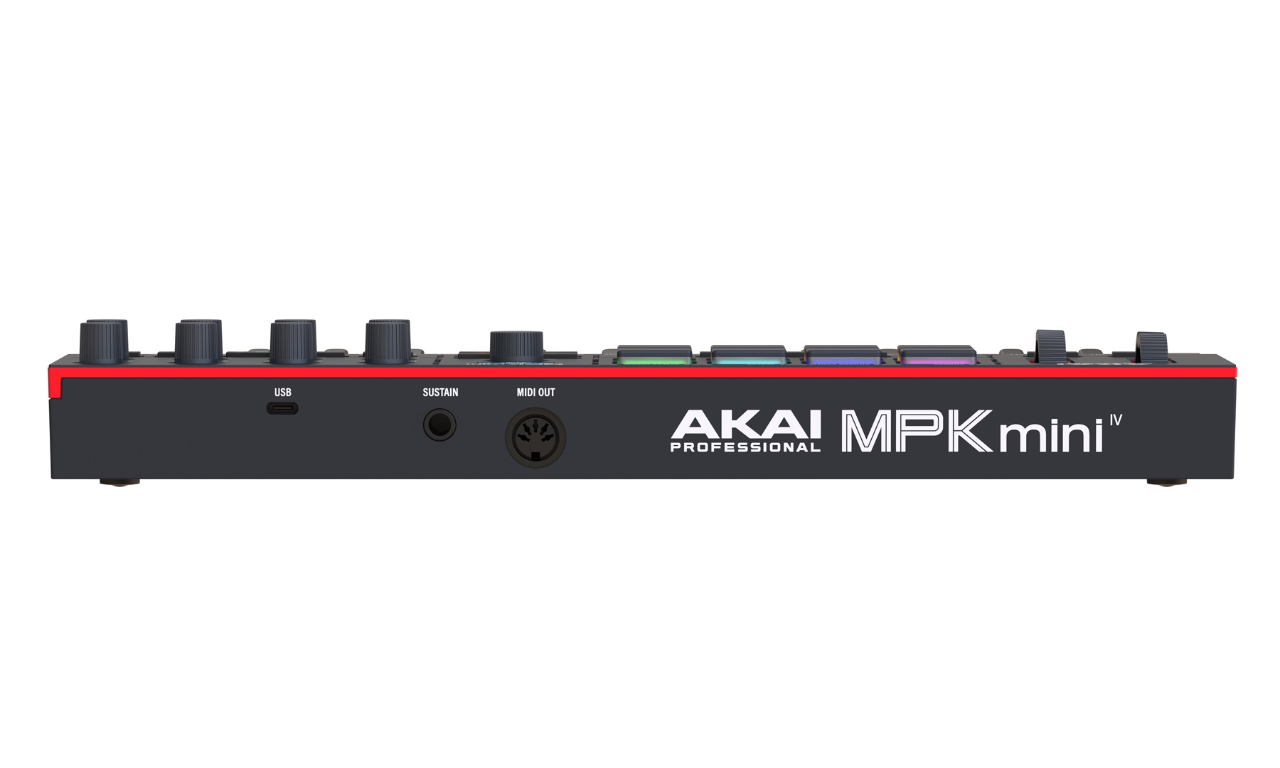 Akai MPK Mini IV mit MIDI-Out und integrierten DAW-Shortcuts