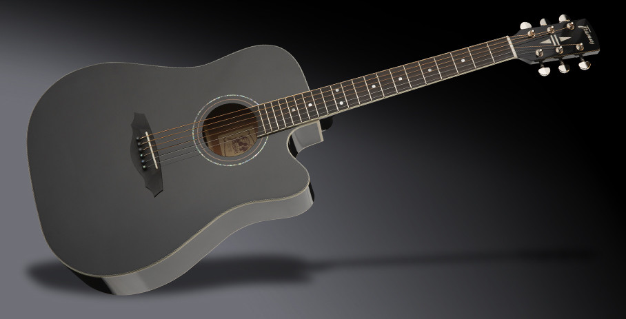 Legacy Dreadnought, Cutaway & Presys II EQ - Solid Black High Polish "B-Stock"