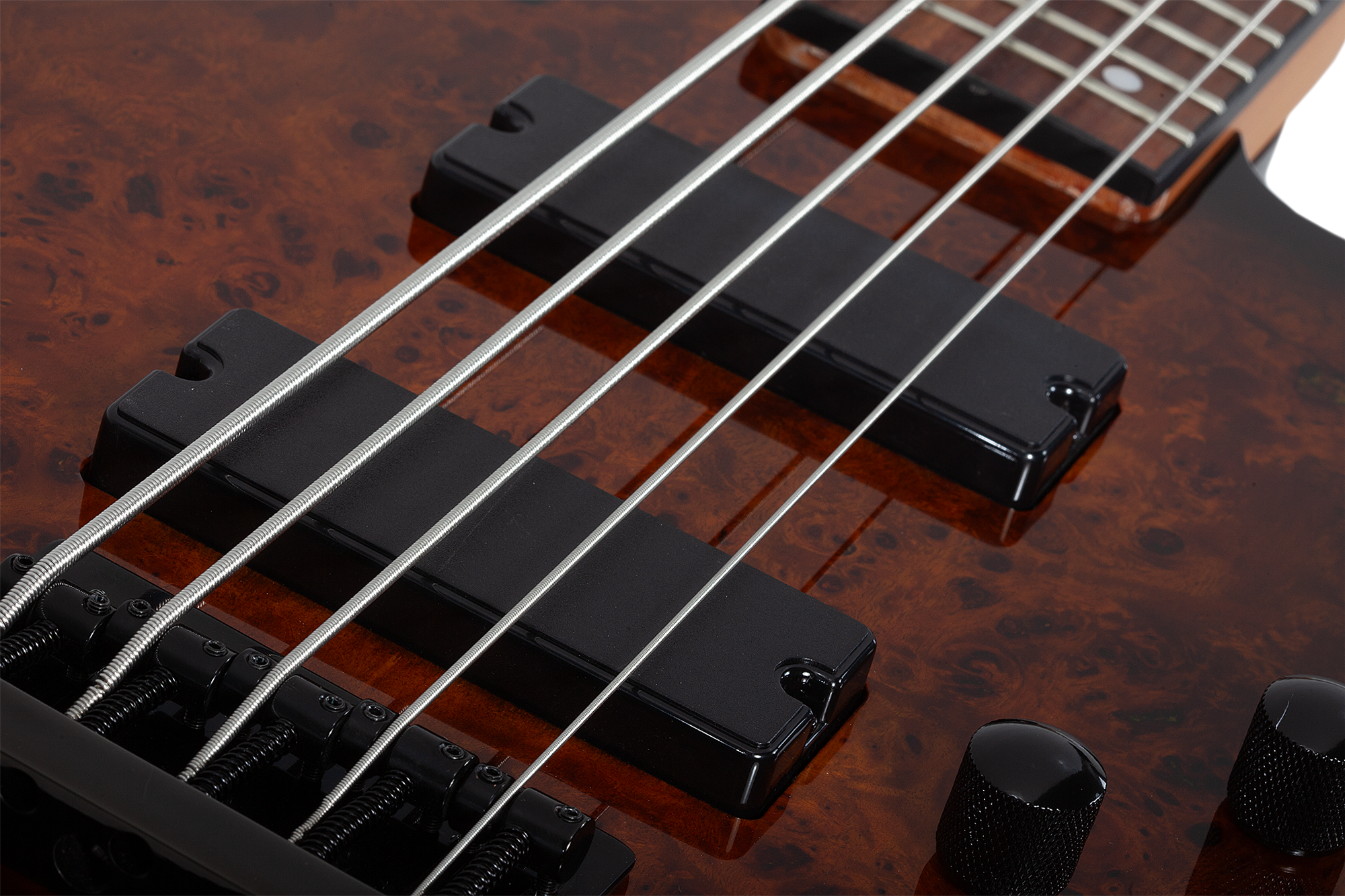 C-5 Standard Bass Tobacco Burl