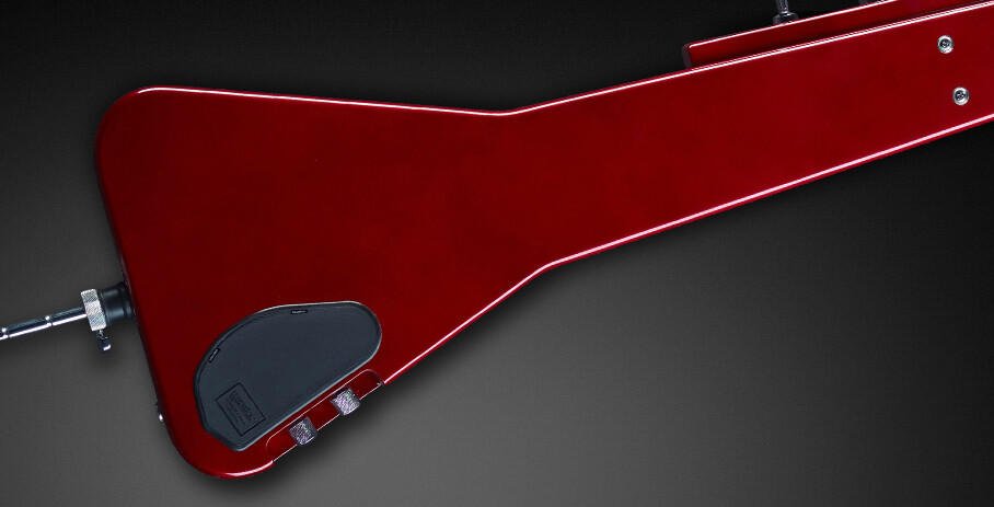 RockBass Triumph Lite 4-String Bass Metallic Red