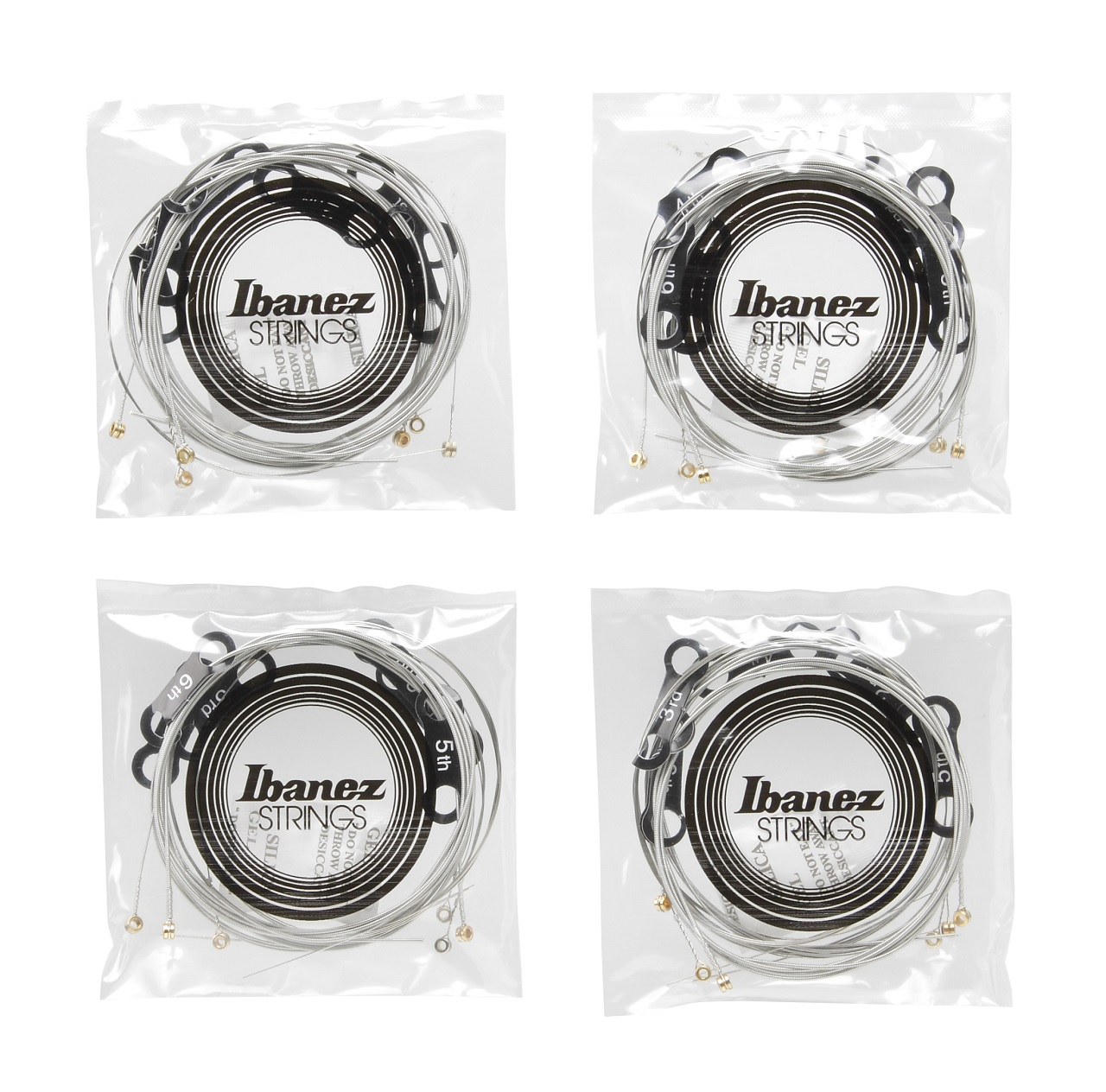 Saiten Regular Light Nickel 4 Sets 6 String Stärken .010/.013/.017/.026/.036/.046