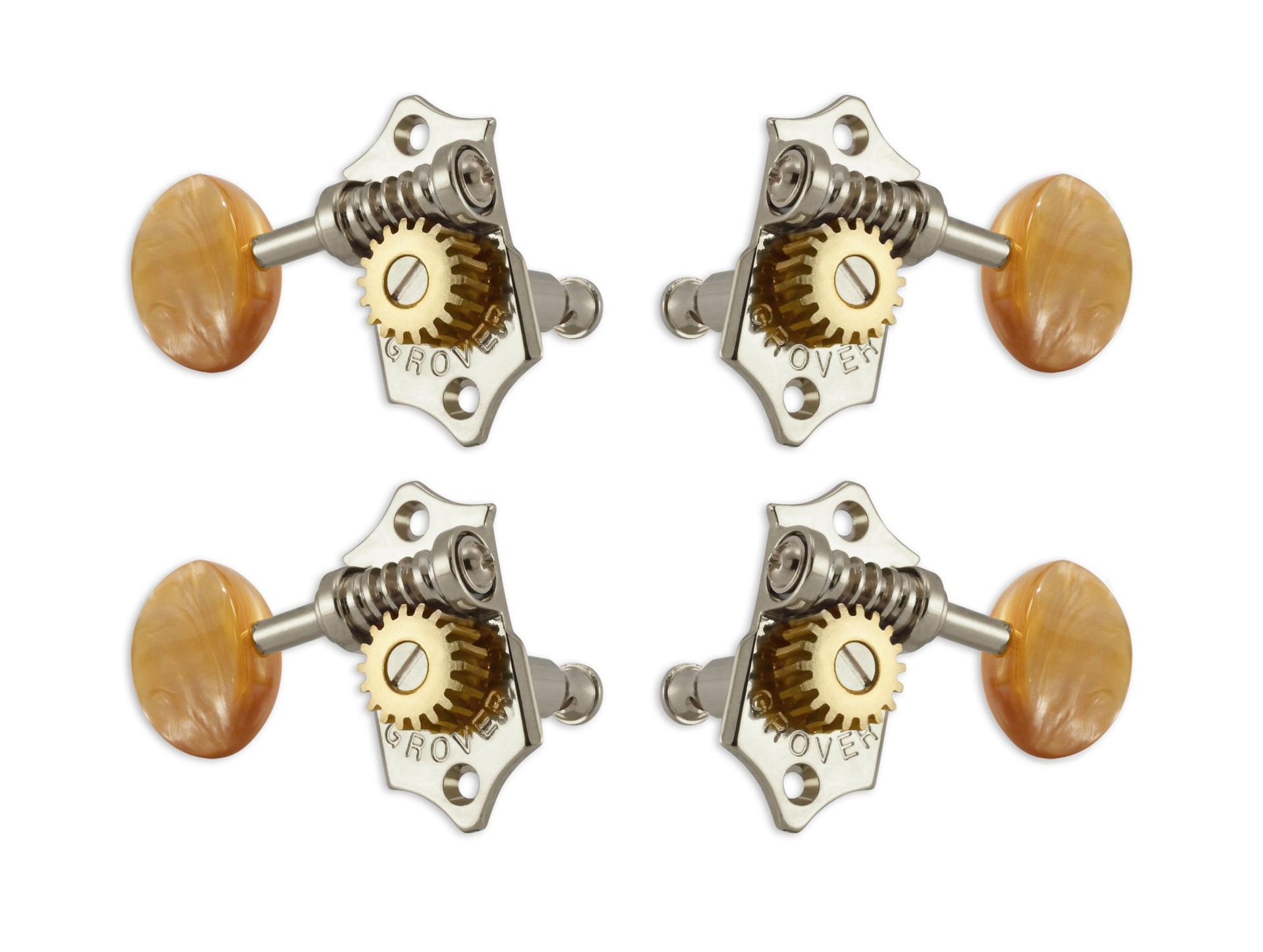 U98-18NA Sta-Tite Geared Ukulele  Pegs 4 pcs. Nickel