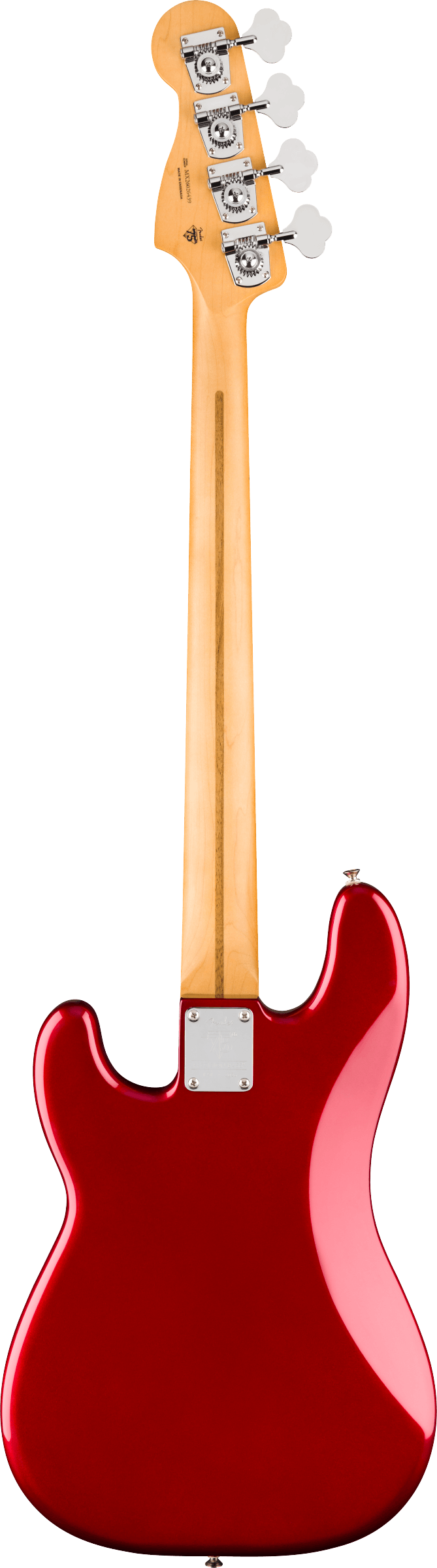 75th Anniv Player II Precision Bass. MP Candy Apple Red