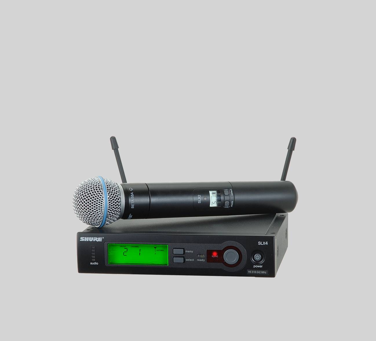 SLX24/B58 Funksystem mit Beta 58A Mikrofon, Frequenzband: 823-832 MHz (S10)