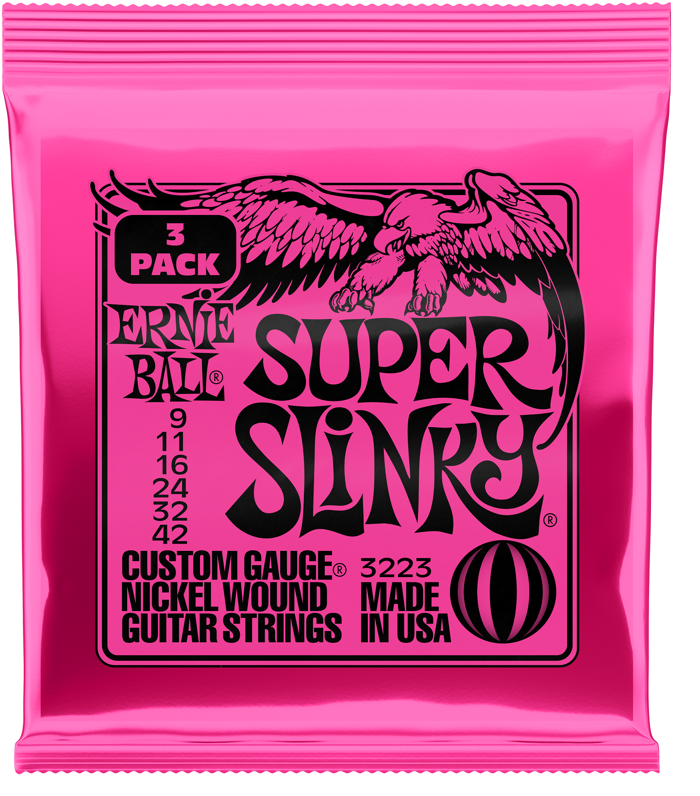 EB3223 3 Pack Super Slinky Nickel 09-42