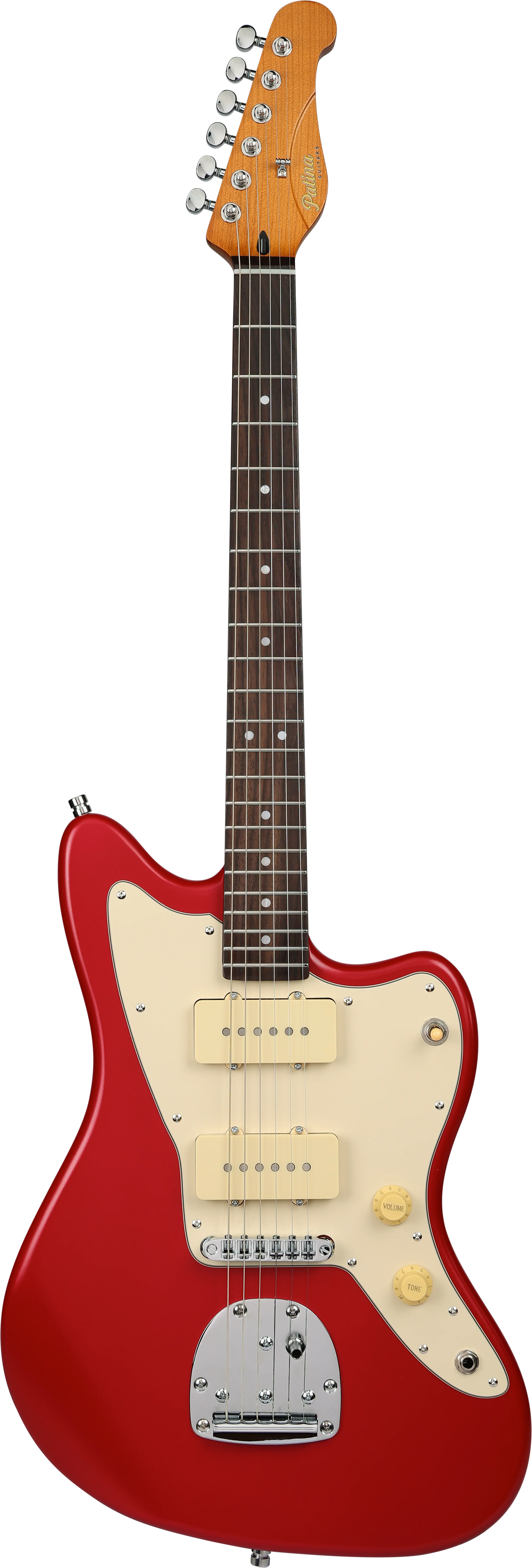PJ-3 Candy Red P90 E-Gitarre